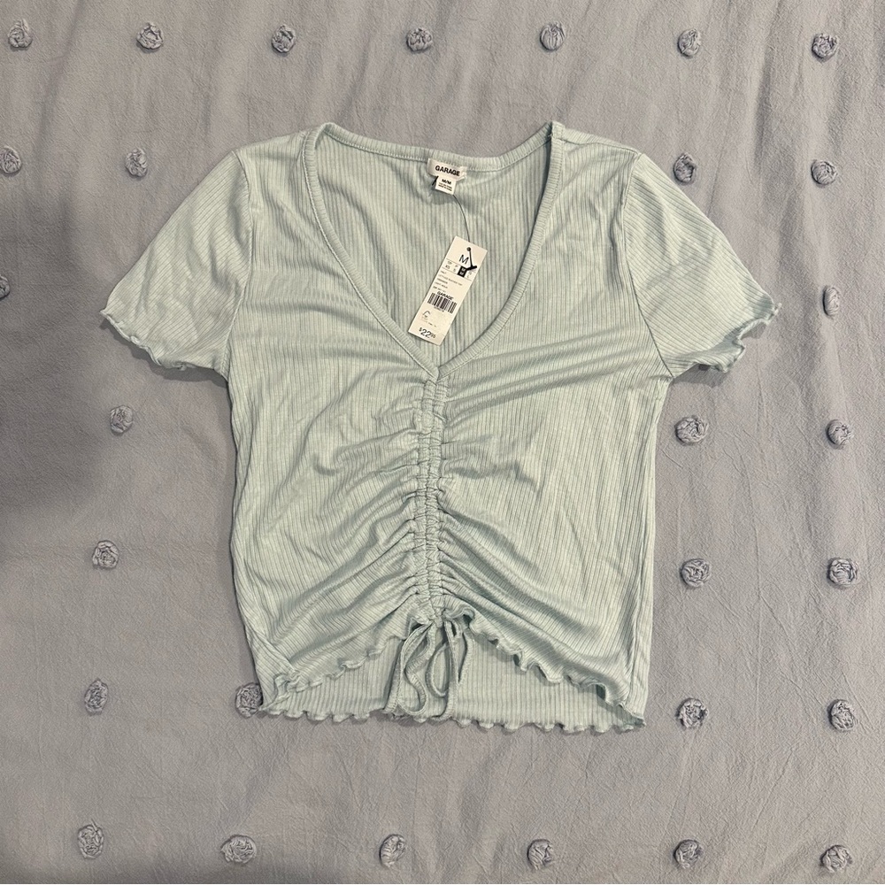 Garage Ruched Baby Tee